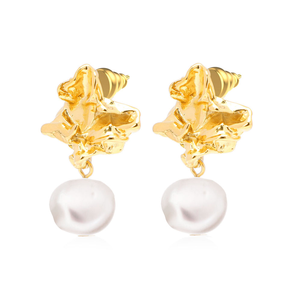 VAROLE Pearls & Textured Stud Earrings For Women Gold Color Piercing Earings Fashion Jewelry Gift Kolczyki
VAROLE Pearls & Textured Stud Earrings For Women Gold Color Piercing Earings Fashion Jewelry Gift Kolczyki
