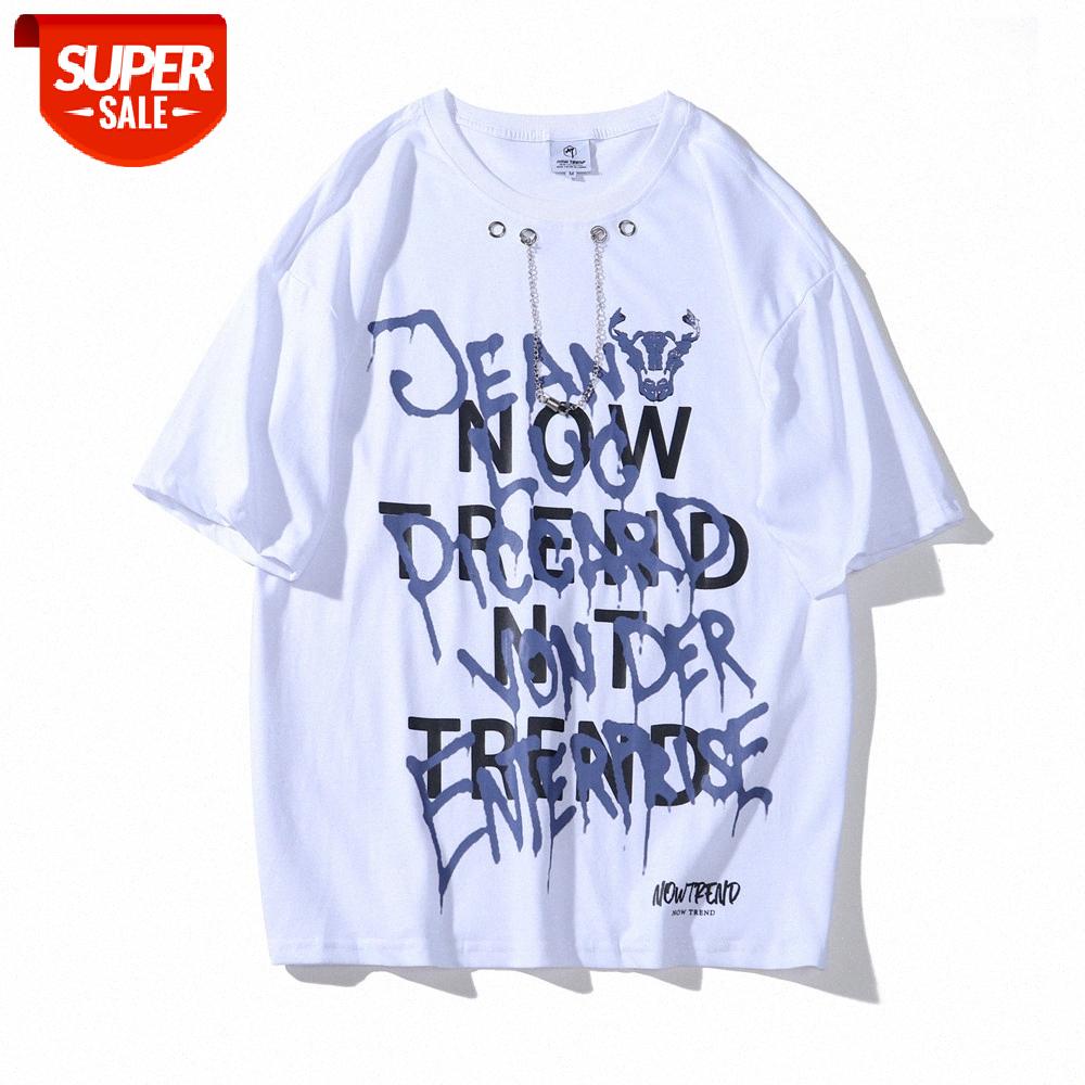 Necklace decorative letters graffiti printing short-sleeved t-shirt men's loose round neck five-point sleeve #cI8n, White;black
Necklace decorative letters graffiti printing short-sleeved t-shirt men's loose round neck five-point sleeve #cI8n, White;black