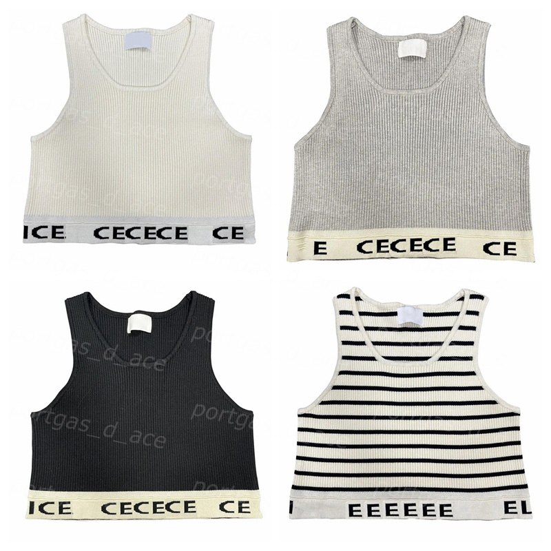 Letters Knit Tank Tops White Black Striped Womens Tanks Top Sexy Street Style Vest KnitsCasual Fashion Versatile Style
Letters Knit Tank Tops White Black Striped Womens Tanks Top Sexy Street Style Vest KnitsCasual Fashion Versatile Style