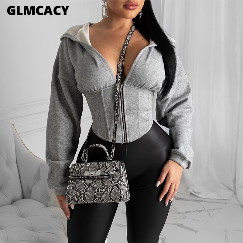 Women Autumn Long Sleeve Zip Hoodies Casual Solid Sweatshirt Slim Corset Sport Workout Gym Jacket, Black
Women Autumn Long Sleeve Zip Hoodies Casual Solid Sweatshirt Slim Corset Sport Workout Gym Jacket, Black
