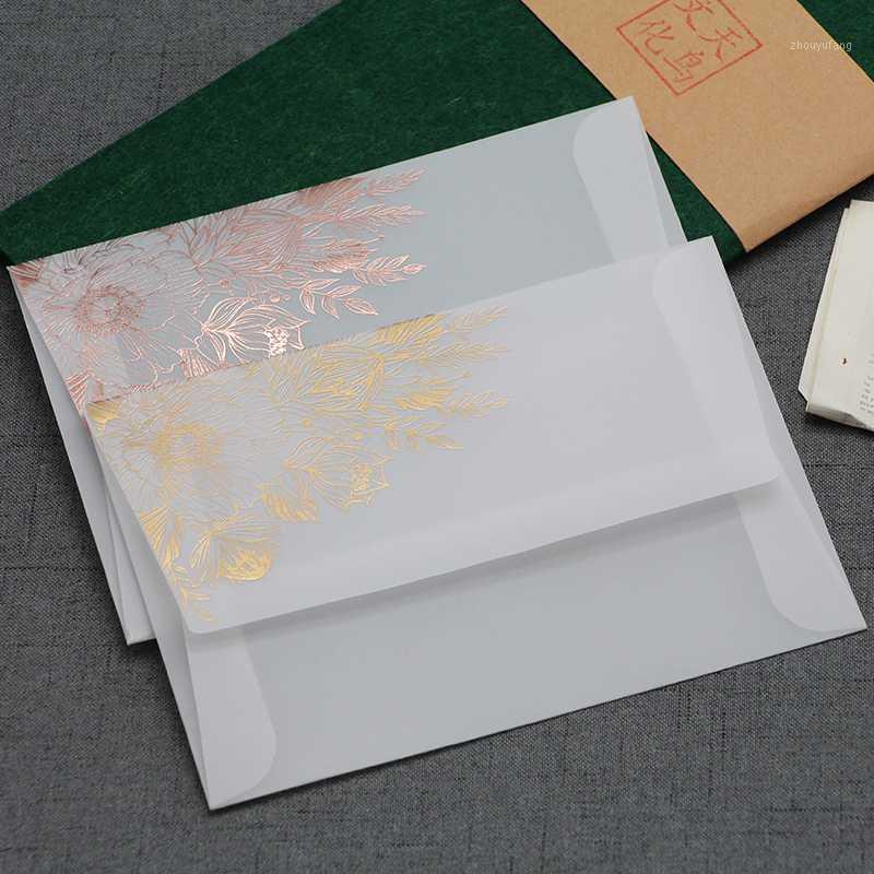 Gift Wrap 24pcs/lot Bronzing Transparent Envelopes Litmus Paper For Wedding Invitation Cards
Gift Wrap 24pcs/lot Bronzing Transparent Envelopes Litmus Paper For Wedding Invitation Cards