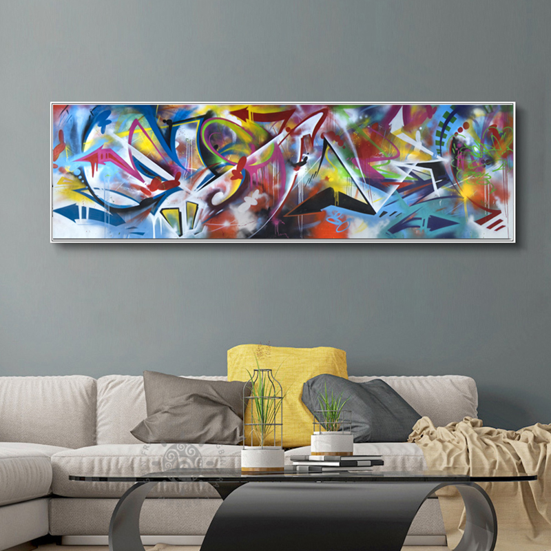 Huge Size Abstract Paintings Colorful Pictures For Living Room Wall Art Prints Poster Modern Decorative Canvas Art