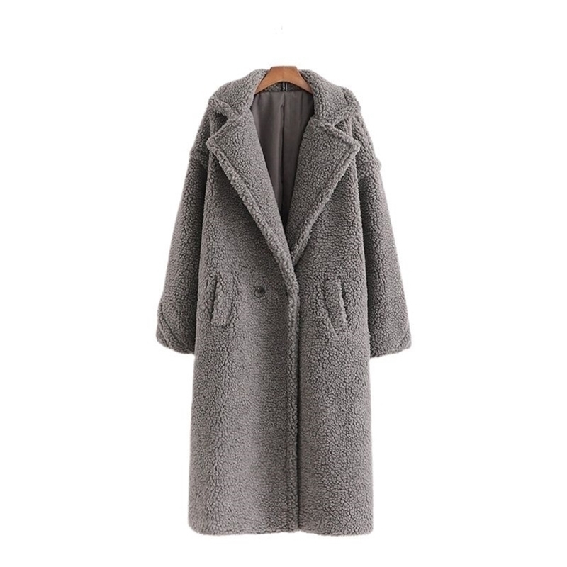 Autumn Winter Women Gray Teddy Coat Stylish Female Thick Warm Cashmere Jacket Casual Girls Streetwear 211110, As pic
Autumn Winter Women Gray Teddy Coat Stylish Female Thick Warm Cashmere Jacket Casual Girls Streetwear 211110, As pic