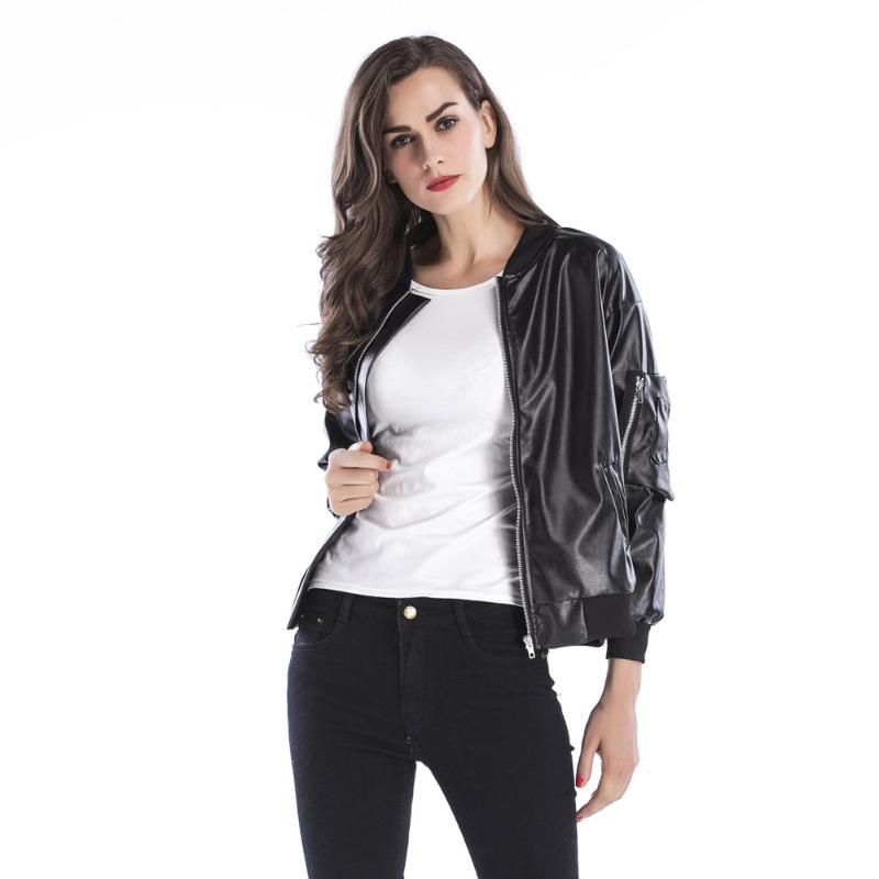 Women's Leather & Faux Women Coat 2021 Autumn Fashion Slim Fit Zip-Up Black Jacket Female Stand Collar Long Sleeve
Women's Leather & Faux Women Coat 2021 Autumn Fashion Slim Fit Zip-Up Black Jacket Female Stand Collar Long Sleeve