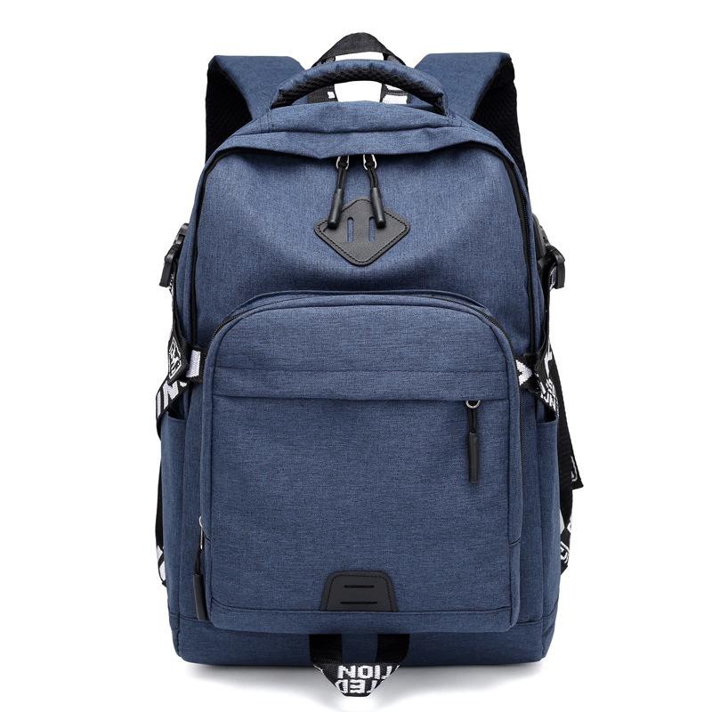 Backpack USB Convenient Charging Men And Women College Student Bag Leisure Travel Computer, Black
Backpack USB Convenient Charging Men And Women College Student Bag Leisure Travel Computer, Black