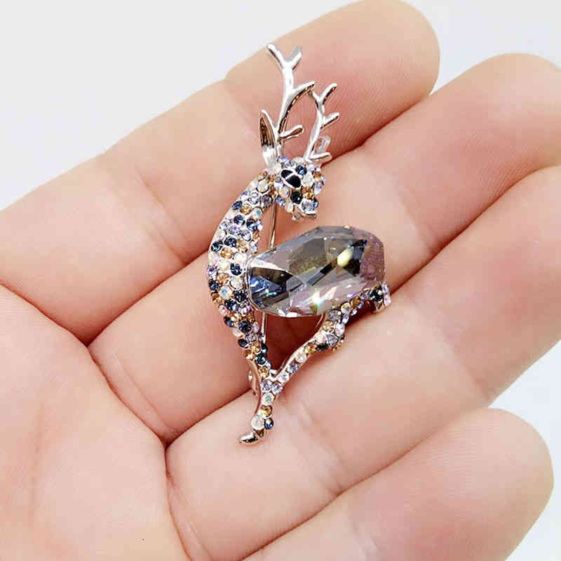 Xinguang Jewelry Brooch Temperament Simple Japanese and Korean Deer Accessories Shawl Coat Pin Collar Buckle