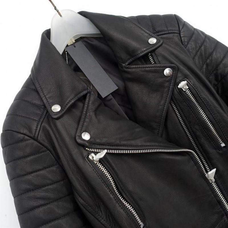 Women Street Brand 100% Real Leather Sheepskin Long Jacket Fashion 2021 Lapel Belt Biker Trench Coat Casual Black Outerwear Women's & Faux