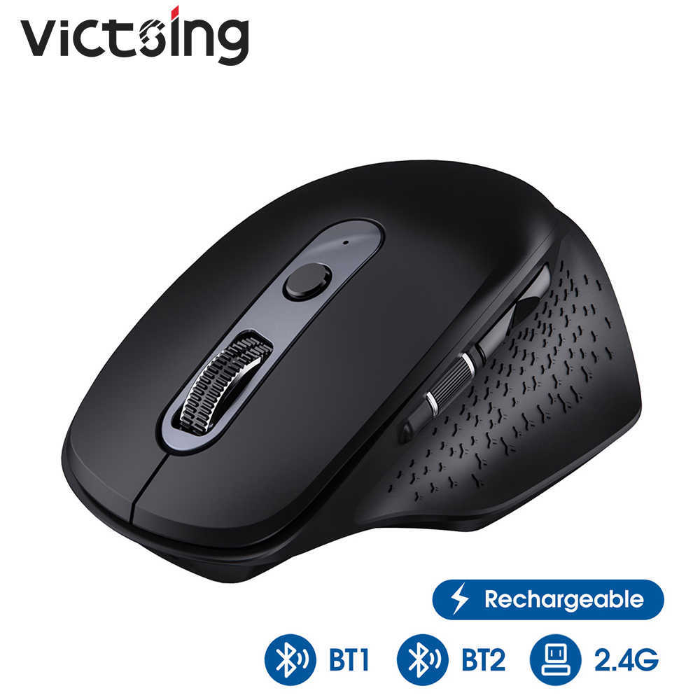 VicTsing PC253 Wireless Bluetooth Mouse Multi-mode Rechargeable Mouse DPI Adjustable USB With Thumb Scroll Wheel For PC Notebook LJ200930
VicTsing PC253 Wireless Bluetooth Mouse Multi-mode Rechargeable Mouse DPI Adjustable USB With Thumb Scroll Wheel For PC Notebook LJ200930