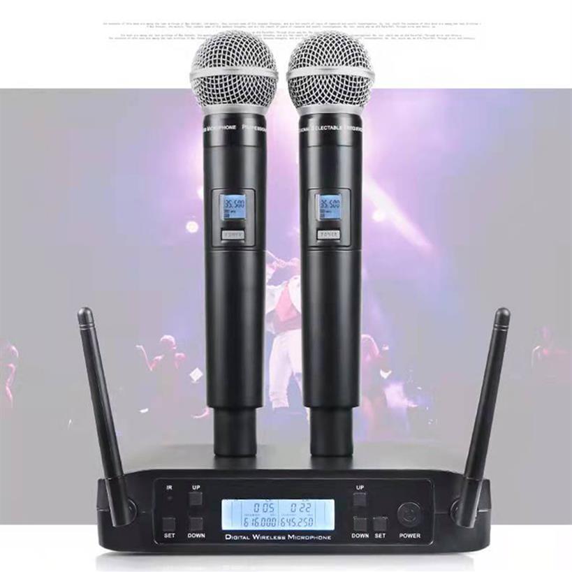 Microphone Wireless G-MARK GLXD4 Professional System UHF Dynamic Mic Automatic Frequency 80M Party Stage Host Church Microphones a39
Microphone Wireless G-MARK GLXD4 Professional System UHF Dynamic Mic Automatic Frequency 80M Party Stage Host Church Microphones a39