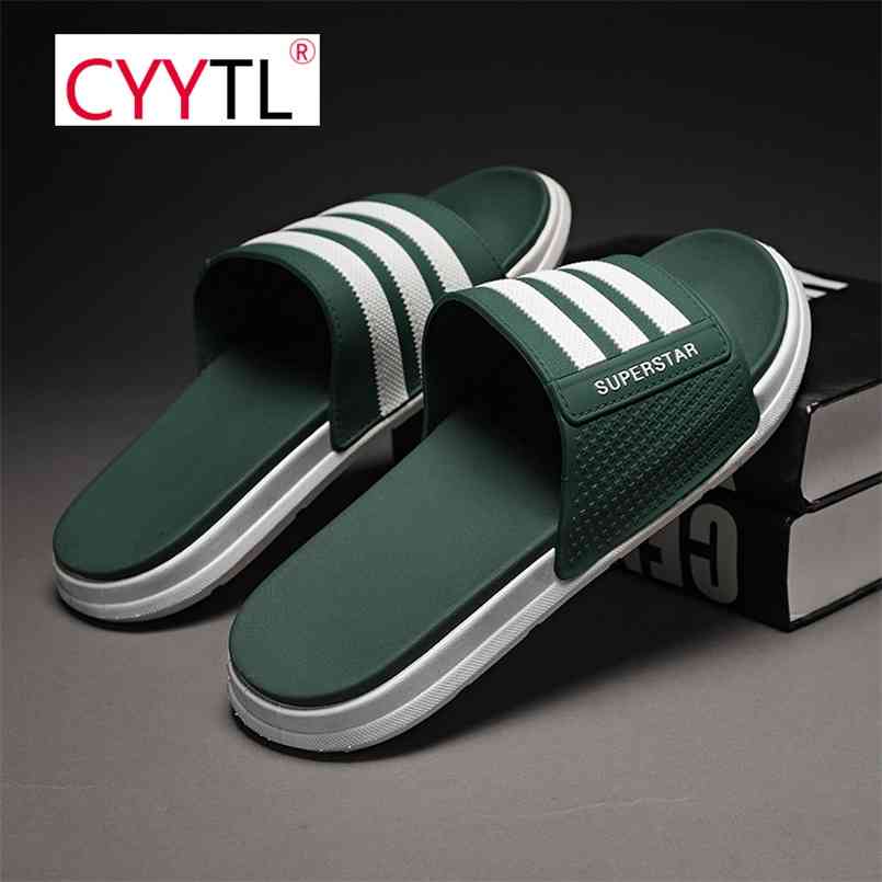 CYYTL Men Summer Shower Slippers Outdoor Beach Soft Sandals Non-slip Fashion Male Flip Flops Leather Home Slides Comfort 210607, Green a52
CYYTL Men Summer Shower Slippers Outdoor Beach Soft Sandals Non-slip Fashion Male Flip Flops Leather Home Slides Comfort 210607, Green a52