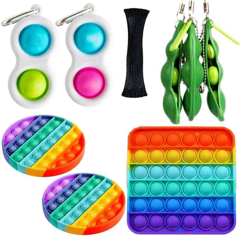 Fidget Toys pack Anti Stress Set Pop It Popit Gift Pack Adults Children Squishy Sensory Antistress Relief Figet Toys 210409
Fidget Toys pack Anti Stress Set Pop It Popit Gift Pack Adults Children Squishy Sensory Antistress Relief Figet Toys 210409