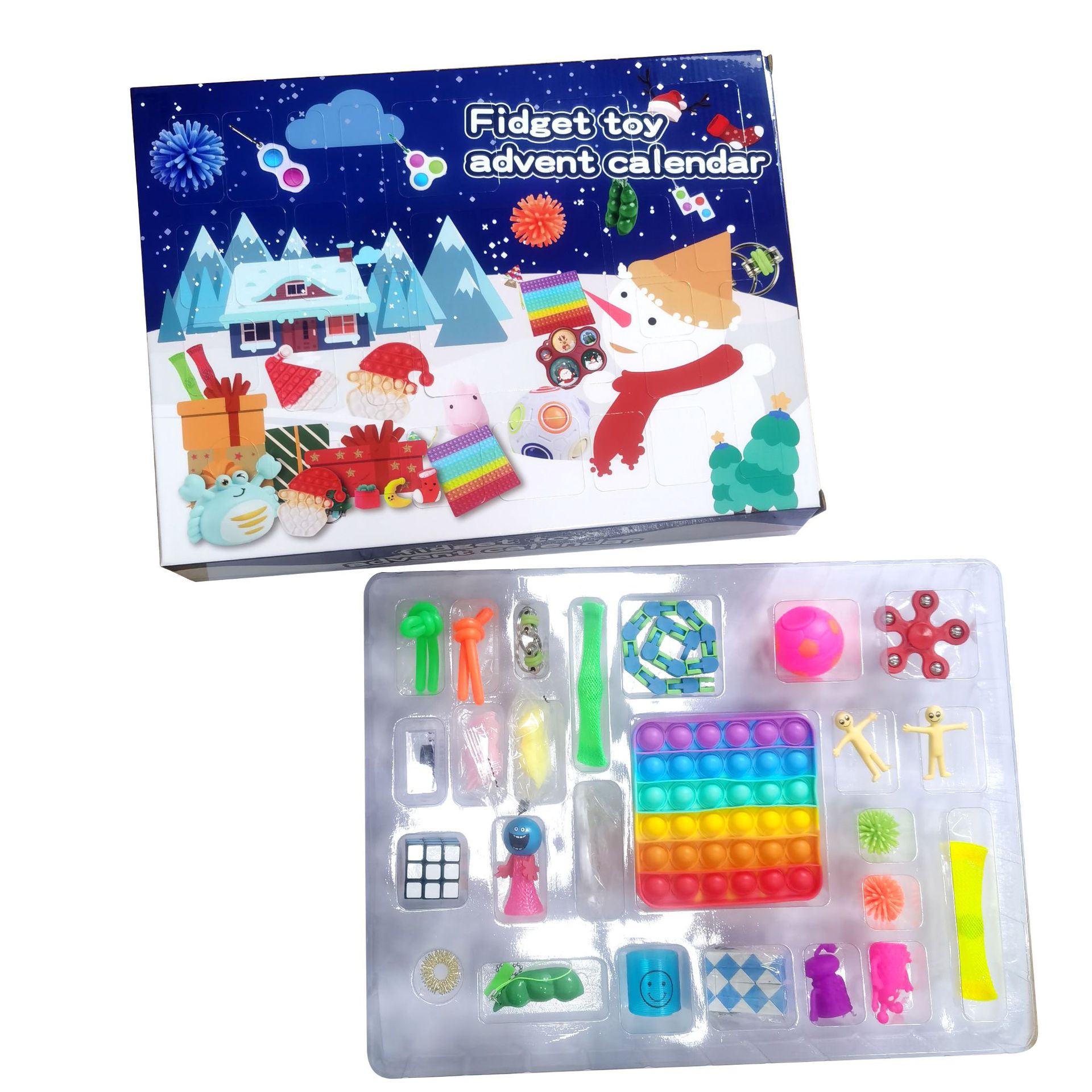 New! Advent Toys Christmas Calendar Box Fidget Kneading Music Blind Gifts Countdown Children's 2021 Gift Kbblj
New! Advent Toys Christmas Calendar Box Fidget Kneading Music Blind Gifts Countdown Children's 2021 Gift Kbblj