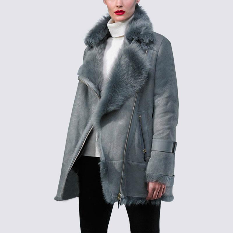 Women's Fur & Faux 2021 Autumn Clothes Winter Women Korean Real Coat Jacket Vintage Suede Leather Abrigo Mujer ZT4334, Black 
Women's Fur & Faux 2021 Autumn Clothes Winter Women Korean Real Coat Jacket Vintage Suede Leather Abrigo Mujer ZT4334, Black