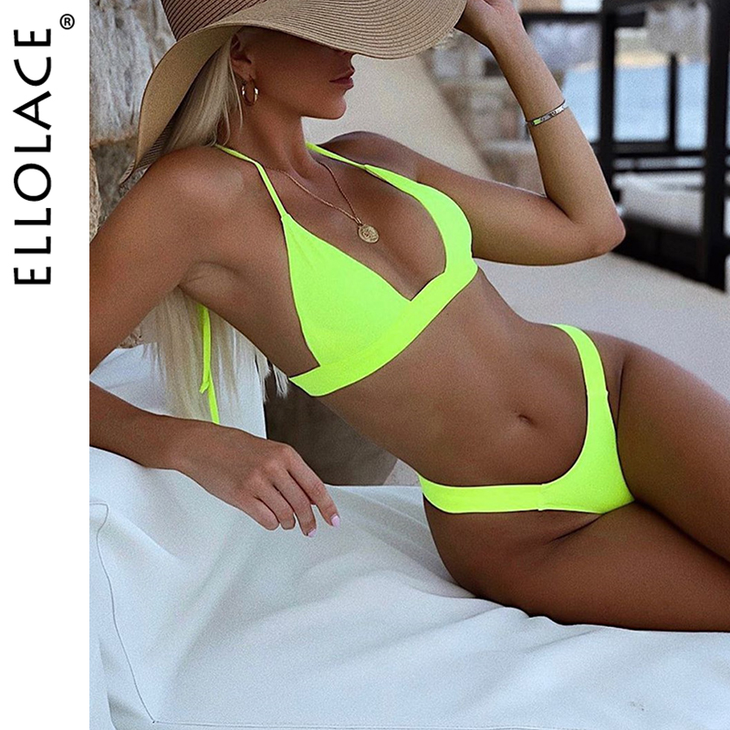 Ellolace Neon Green Bikini Swimsuit Women Solid Swimwear Push Up Bikini Set Ladies Biquini Brazilian Summer Beach Bathing Suit
Ellolace Neon Green Bikini Swimsuit Women Solid Swimwear Push Up Bikini Set Ladies Biquini Brazilian Summer Beach Bathing Suit