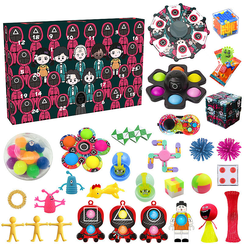 DHL SHIP Fidget Squid Game Lucky Boxes Toy Decompression Mystery Blind Box Set Squidgame Pendant Bubble Music X1013D
DHL SHIP Fidget Squid Game Lucky Boxes Toy Decompression Mystery Blind Box Set Squidgame Pendant Bubble Music X1013D