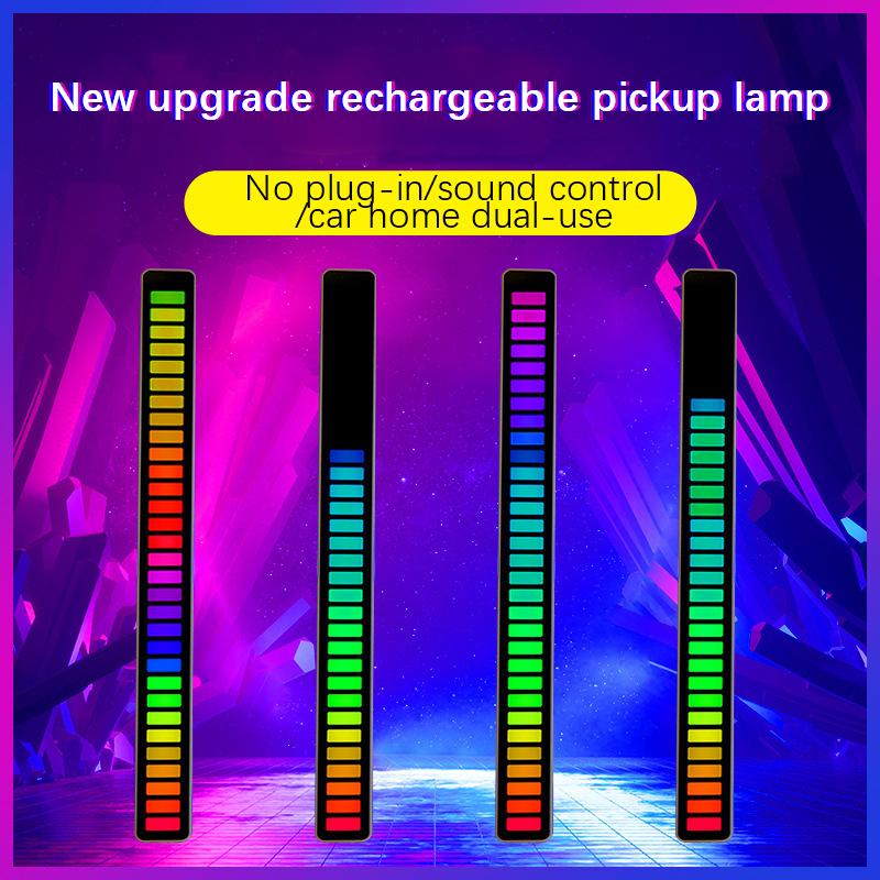 Night Lights LED Strip Light Voice-Activated Pickup Rhythm Phone APP Control Music Atmosphere Lamp RGB Colorful Tube USB Energy-Saving
Night Lights LED Strip Light Voice-Activated Pickup Rhythm Phone APP Control Music Atmosphere Lamp RGB Colorful Tube USB Energy-Saving