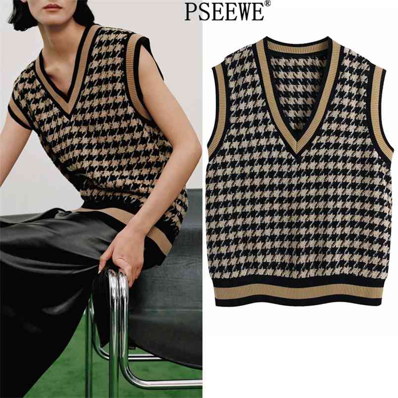 Textured Weave Knitted Vest Female Spring Vintage V Neck Sleeveless Sweater Women Fashion Contrast Rib Knit Top 210519, Camel
Textured Weave Knitted Vest Female Spring Vintage V Neck Sleeveless Sweater Women Fashion Contrast Rib Knit Top 210519, Camel
