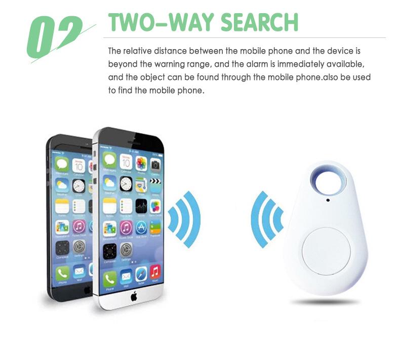 Anti-Lost Mini Alarm GPS Tracker for Dogs Pet Child Smart Tag Gadgets Keychain Keys Search Key Finder Sensor Locator