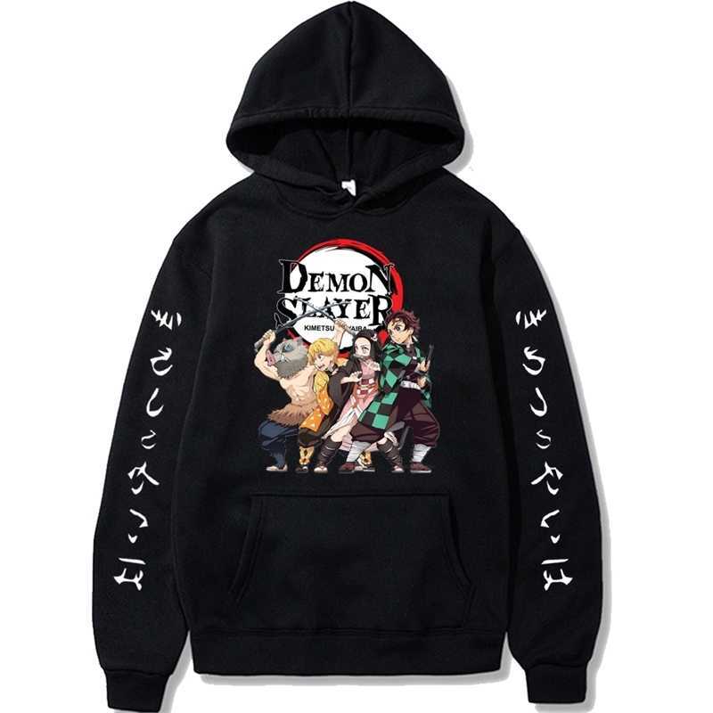 2020 Hoodies Streetwear Demon Slayer Sweatshirt Men Fashion Herf Winter Hip Hop Hoodie Trui, Khaki.
2020 Hoodies Streetwear Demon Slayer Sweatshirt Men Fashion Herf Winter Hip Hop Hoodie Trui, Khaki.