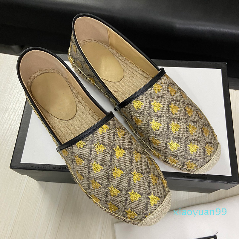 Designer- Women Fisherman Espadrilles Canvas Printing Shoe Vintage Women Bee Genuine Leather Sandals Woman Flat Heel Straw Slides Sandals, Black
Designer- Women Fisherman Espadrilles Canvas Printing Shoe Vintage Women Bee Genuine Leather Sandals Woman Flat Heel Straw Slides Sandals, Black