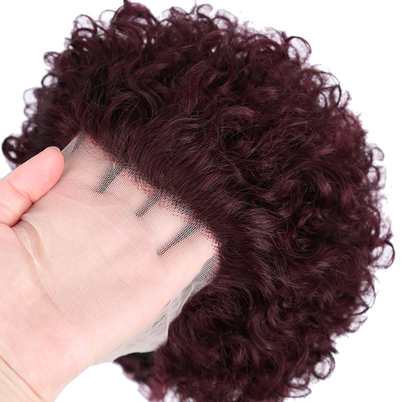 Lace Wigs Pixie Cut Wig Ombre 99J Red Short Wet And Wavy Wave For Women Water Curly Human Hair, As pic
Lace Wigs Pixie Cut Wig Ombre 99J Red Short Wet And Wavy Wave For Women Water Curly Human Hair, As pic