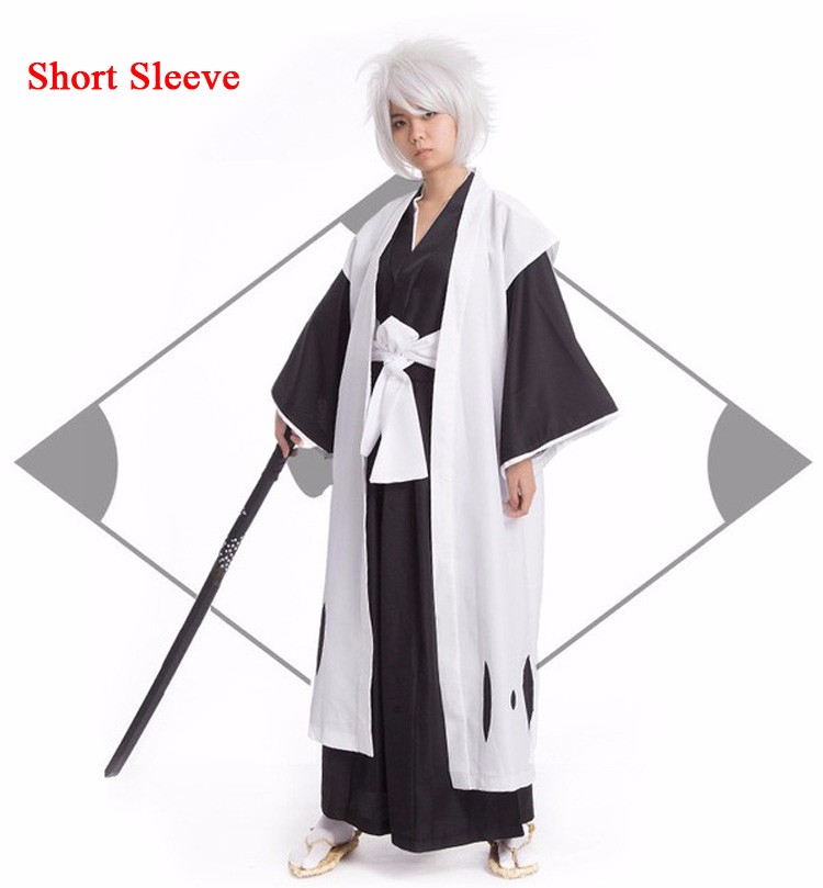 Theme Costume Anime Bleach Cosplay Costume Kyouraku Shunsui Kenpachi Zaraki White Cloak Coat Captain Cloak No Black Kimono от DHgate WW