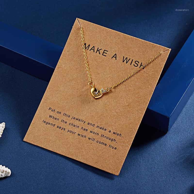 Starry Sky Paper Card Necklace Diamond Heart Pendant Clavicle Chain All-match Jewelry Product Chains
Starry Sky Paper Card Necklace Diamond Heart Pendant Clavicle Chain All-match Jewelry Product Chains