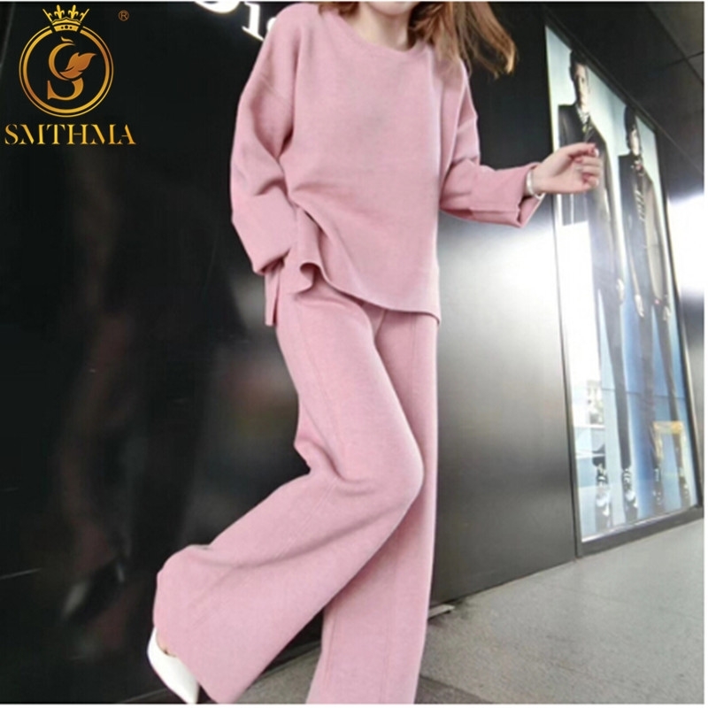 Winter Thickening Knitted Women 2 Pieces Pant Sets Fashion Casual Solid Color Warm Pullover Sweater And Wide Leg Pats 210520, Photo color
Winter Thickening Knitted Women 2 Pieces Pant Sets Fashion Casual Solid Color Warm Pullover Sweater And Wide Leg Pats 210520, Photo color