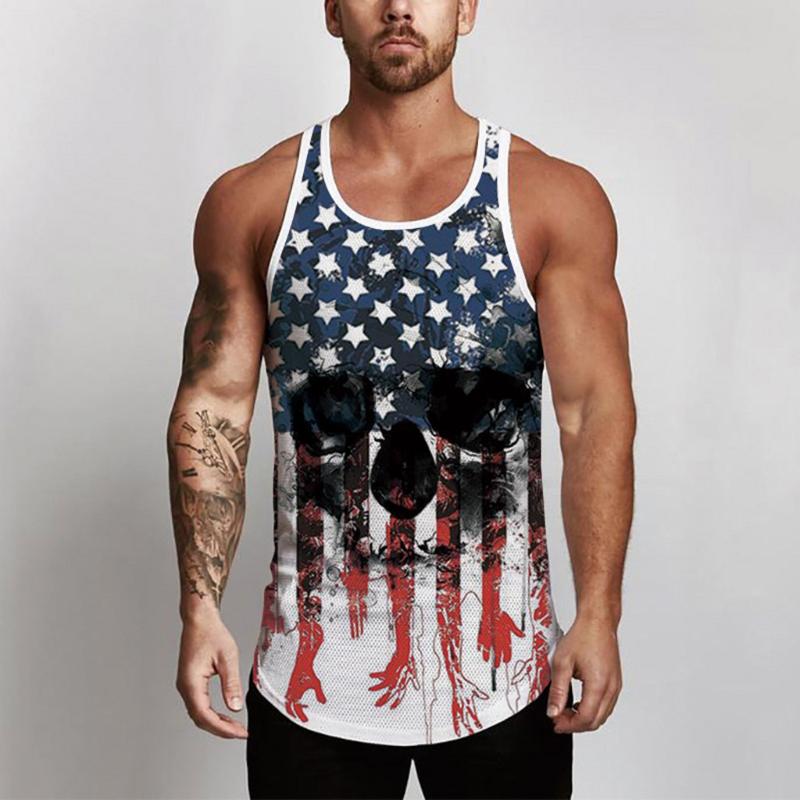 Men' Tank Tops Summer Vest Sleeveless Independence Day Print Bodybuilding Sport Fitness Top Gym Clothing Pullover 2021, White;black
Men' Tank Tops Summer Vest Sleeveless Independence Day Print Bodybuilding Sport Fitness Top Gym Clothing Pullover 2021, White;black