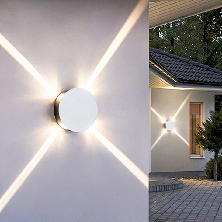 Modern wall lamps up&down 85-265V Round Indoor Light beam wall lights for living room bedroom aisle KTV bar decoration lighting