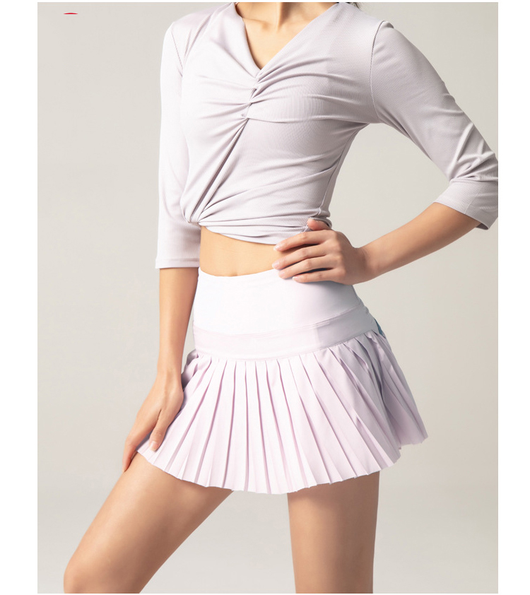 lu-09 Luxury designer fashion women with lining anti-light fast-drying sports short skirt pleated skirt tennis golf yoga fitness size S-XXL, White
lu-09 Luxury designer fashion women with lining anti-light fast-drying sports short skirt pleated skirt tennis golf yoga fitness size S-XXL, White