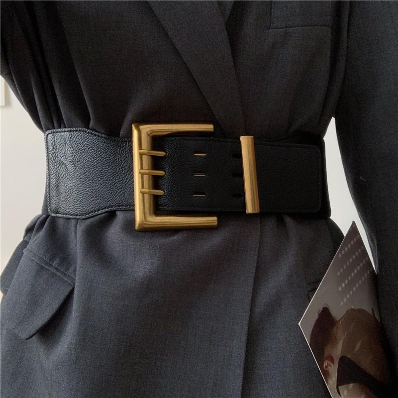 Belts Fashion Women Waist Elastic Belt Black Wide Stretch Big Dress High Quality Autumn And Winter Decoration Sweater Girdle
Belts Fashion Women Waist Elastic Belt Black Wide Stretch Big Dress High Quality Autumn And Winter Decoration Sweater Girdle