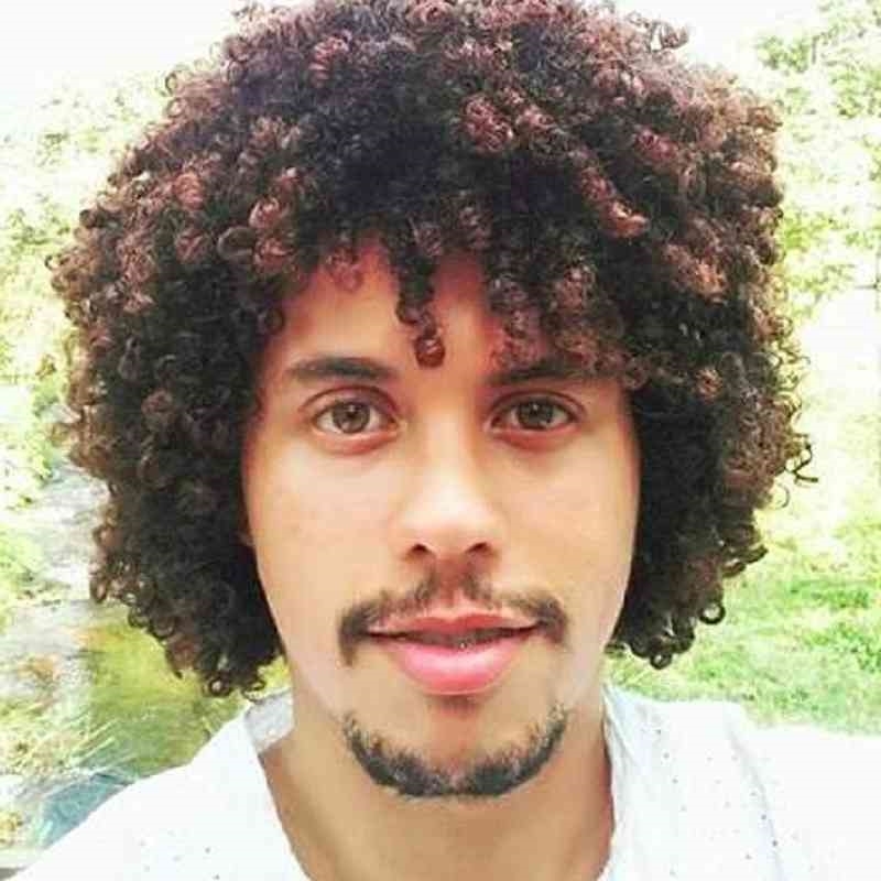 fiber mixed color Chemical headset small men's spring volume wig, Picture color
fiber mixed color Chemical headset small men's spring volume wig, Picture color