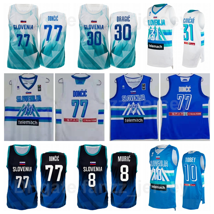 National Team 2020-2021 Tokyo Basketball Jersey Slovenia Luka Doncic 77 30 Goran Dragic 11 Jaka BLAZIC 8 Edo MURIC 7 Klemen PREPELIC 5 RUPNIK Summer Man Women, White
National Team 2020-2021 Tokyo Basketball Jersey Slovenia Luka Doncic 77 30 Goran Dragic 11 Jaka BLAZIC 8 Edo MURIC 7 Klemen PREPELIC 5 RUPNIK Summer Man Women, White