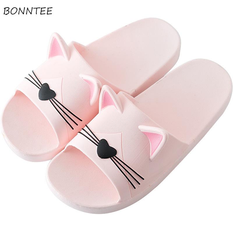 Summer Slippers Women Home Cute Cartoon Cat Anti Skid Soft Bottom Slipper Womens Chic Simple Trendy Bathroom Female Floor Shoes, Black
Summer Slippers Women Home Cute Cartoon Cat Anti Skid Soft Bottom Slipper Womens Chic Simple Trendy Bathroom Female Floor Shoes, Black