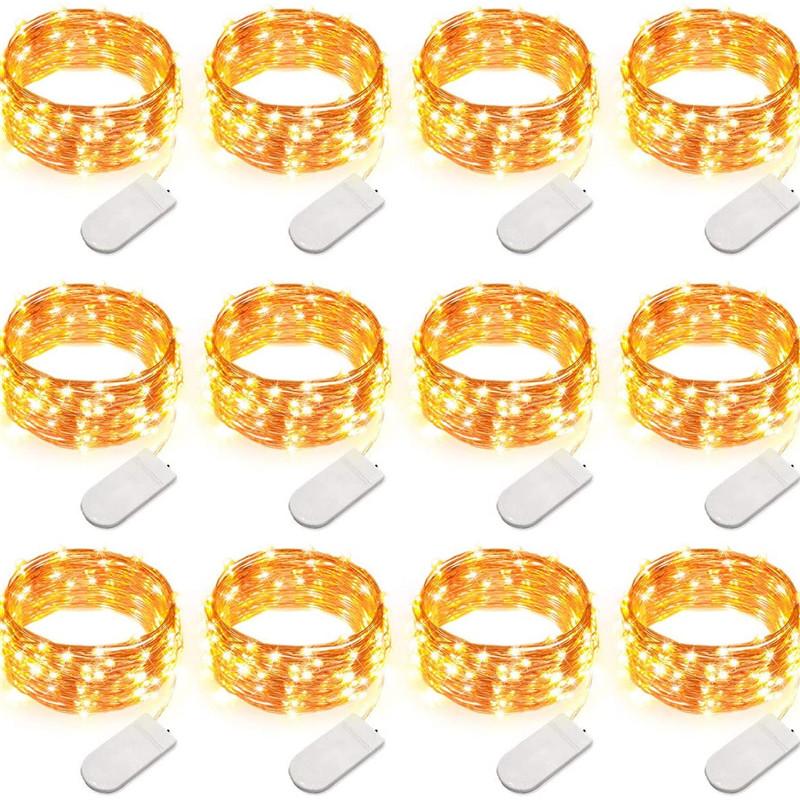 DHL String lights Sier Wire Garlands Festoon led Fairy Light Christmas Decorations for Home Room Tree Xmas Decoration Free shipping