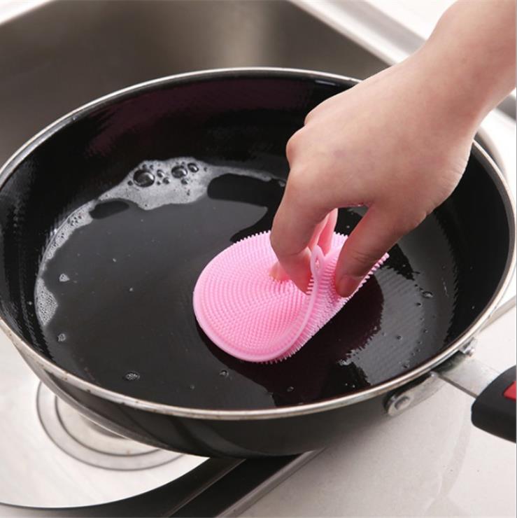Dish cloth multifunctional silicone dishwashing brushes kitchen decontamination non-oily scouring clothes rag brush dishes pot cleaning
Dish cloth multifunctional silicone dishwashing brushes kitchen decontamination non-oily scouring clothes rag brush dishes pot cleaning