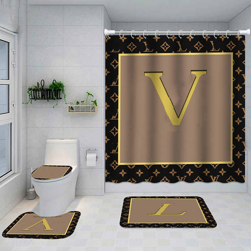 Shower Curtains Sets High-grade Four-piece Must Set Bathroom Anti-peeping Non-slip Deodorant Bath Toilet Mats Free Ship
Shower Curtains Sets High-grade Four-piece Must Set Bathroom Anti-peeping Non-slip Deodorant Bath Toilet Mats Free Ship