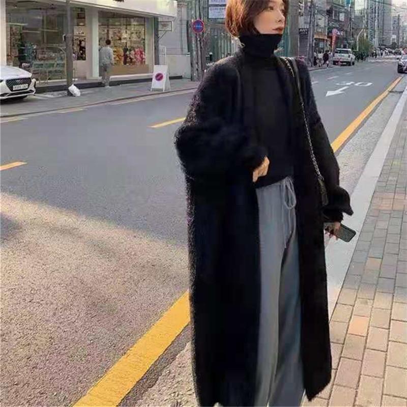 Women's Trench Coats Winter SuperAen Autumn Woolen Knitted Coat Solid Imitation Mink Plush Thickened Loose Cardigan, Tan;black
Women's Trench Coats Winter SuperAen Autumn Woolen Knitted Coat Solid Imitation Mink Plush Thickened Loose Cardigan, Tan;black