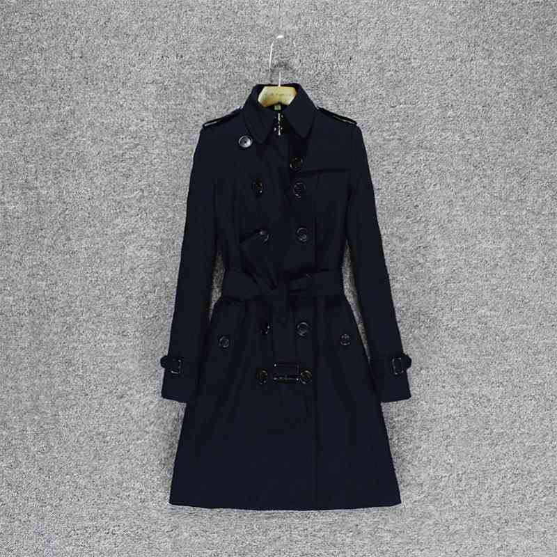 Women's Trench Coats Long coat in European and American British style slim trench F5a3# PQ37, 1# shoe box
Women's Trench Coats Long coat in European and American British style slim trench F5a3# PQ37, 1# shoe box