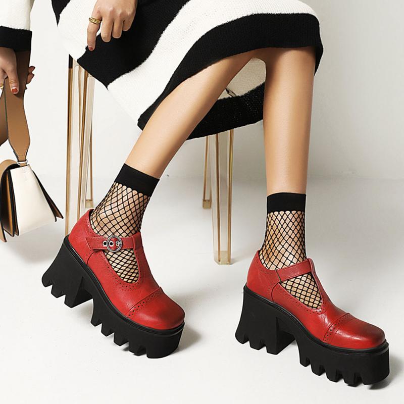 Gothic Girl Round Toe Cool Shoes Platform Chunky Women Pumps Spring Autumn 2021 Casual Street Dress, Black
Gothic Girl Round Toe Cool Shoes Platform Chunky Women Pumps Spring Autumn 2021 Casual Street Dress, Black