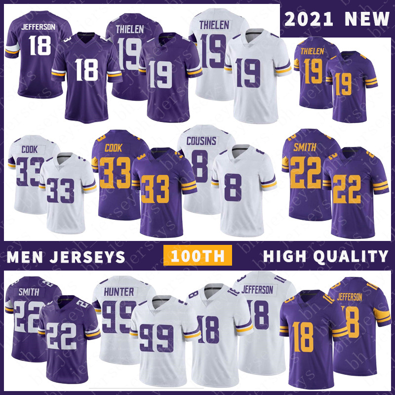 19 Adam Thielen Mens Football Jersey 18 Justin Jefferson 33 Dalvin Cook 8 Kirk Cousins 22 Harrison Smith 99 Danielle Hunter high quality Sti, Black;red
19 Adam Thielen Mens Football Jersey 18 Justin Jefferson 33 Dalvin Cook 8 Kirk Cousins 22 Harrison Smith 99 Danielle Hunter high quality Sti, Black;red