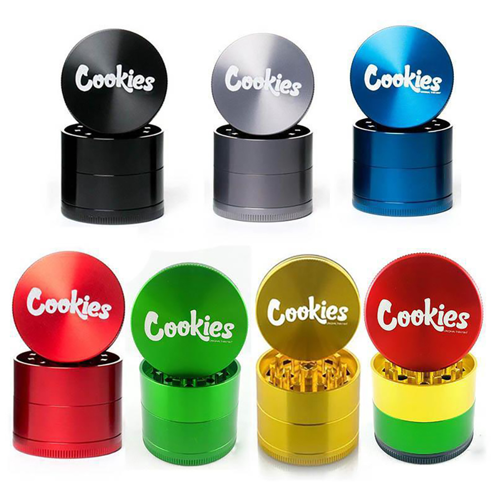 Cookies UV Pattern Four-layer Smoke Dia 40mm/54mm Aluminum Alloy Herb Grinder pipe accessories can be customized Logo
Cookies UV Pattern Four-layer Smoke Dia 40mm/54mm Aluminum Alloy Herb Grinder pipe accessories can be customized Logo