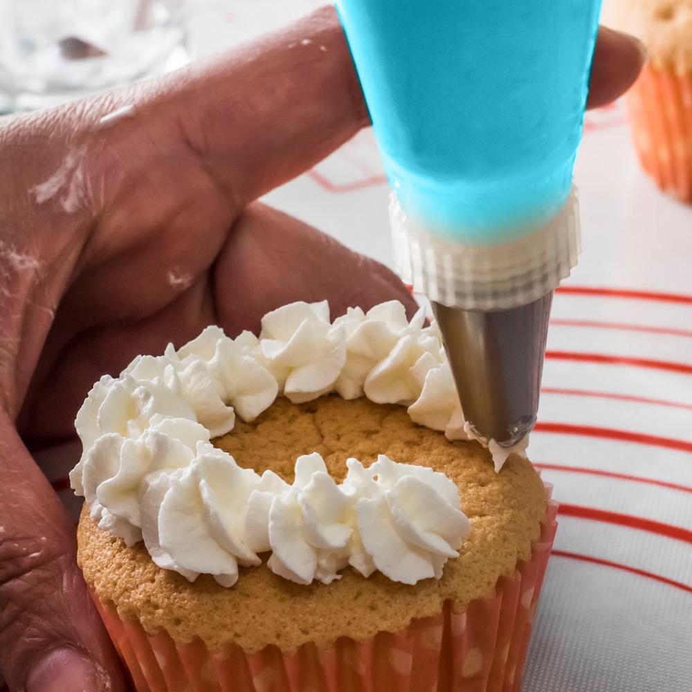 Oria 55 Pastry cake Decorating beaks Stainless steel kits baking cake Ice bag diy accessories cooking tool