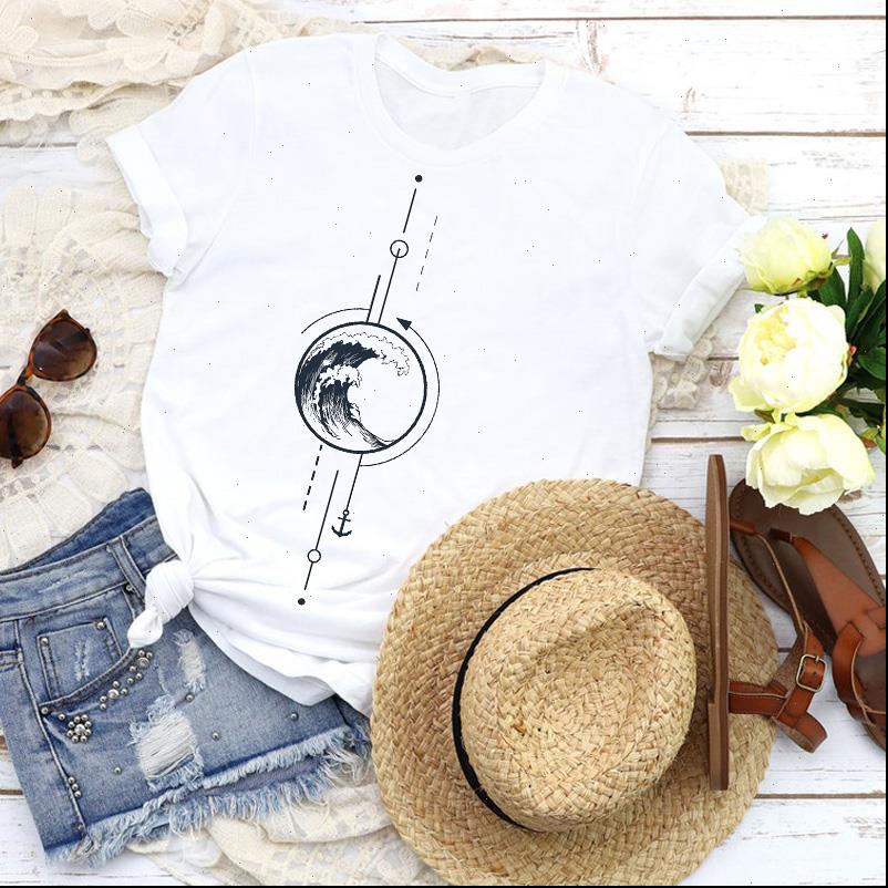 women graphic wave anchor printing lady 90s fashion skull tees print t shirt clothing female womens, White
women graphic wave anchor printing lady 90s fashion skull tees print t shirt clothing female womens, White