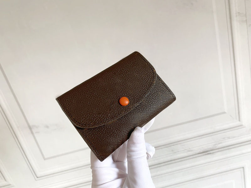 Vintage Rosalie Clutch Bags Designers Leather Fold Short Wallet Coin Purses Old Flower Men Women Fashion Bag Luxurys Handbags Famous Brand Briefcase
Vintage Rosalie Clutch Bags Designers Leather Fold Short Wallet Coin Purses Old Flower Men Women Fashion Bag Luxurys Handbags Famous Brand Briefcase