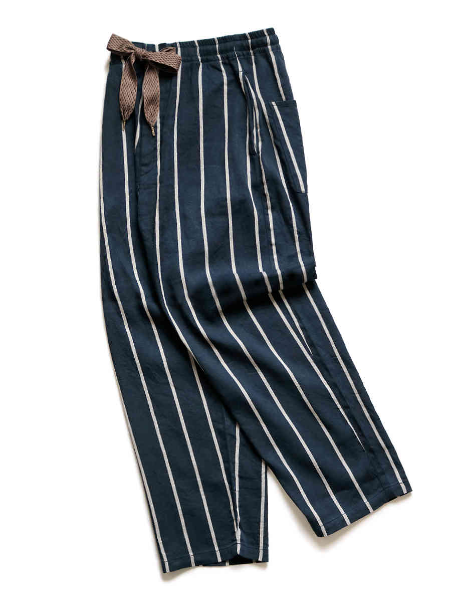 direct Tokyo egg Japan mail Kapital Hirata and Hiro cotton and hemp stripe casual pants, Black
direct Tokyo egg Japan mail Kapital Hirata and Hiro cotton and hemp stripe casual pants, Black