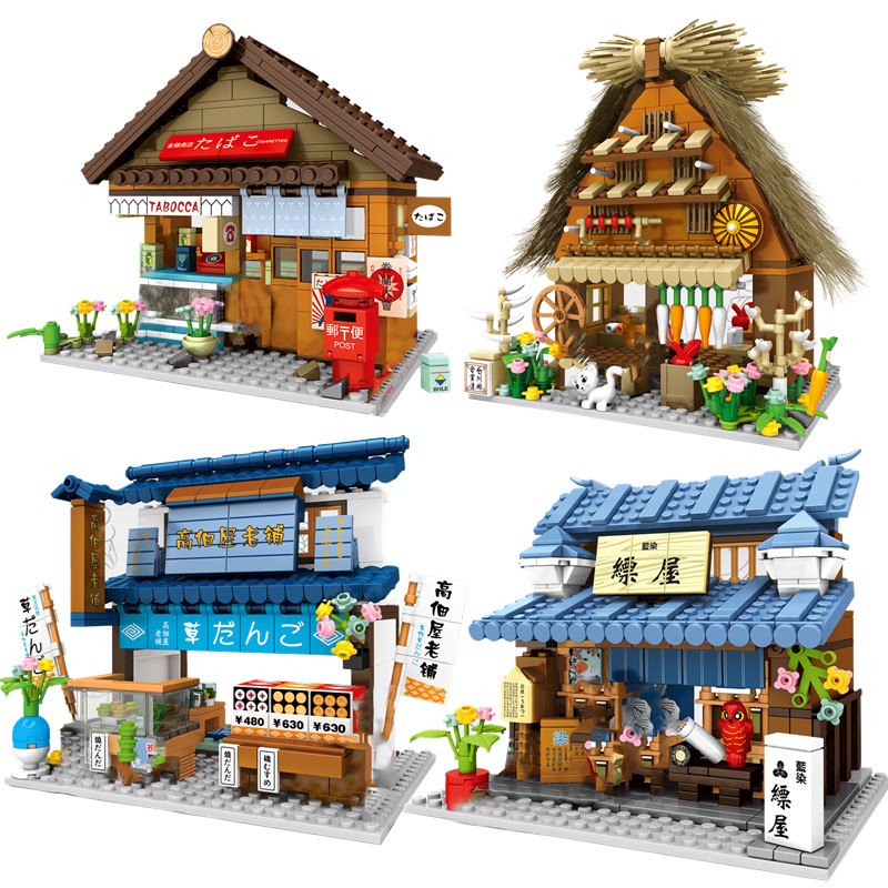 2021 City Creator Japanese Street View Pharmacy Flower Shop Silk Shop Convenience Store Building Blocks Bricks Kids Toys
2021 City Creator Japanese Street View Pharmacy Flower Shop Silk Shop Convenience Store Building Blocks Bricks Kids Toys