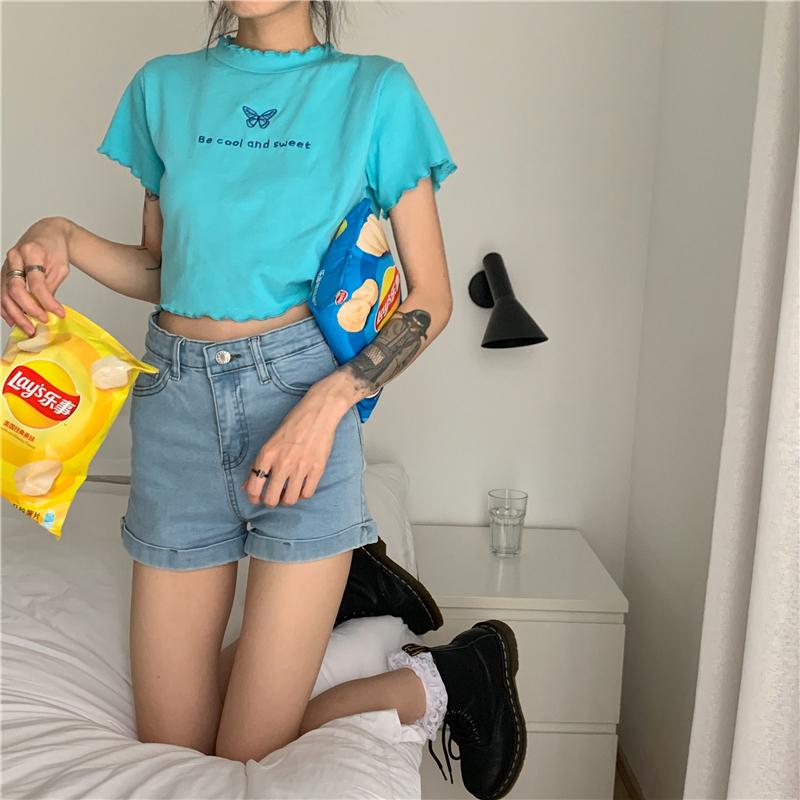 Women' Short Korean Punk Harajuku Ulzzang Vintage Universal Collocation Denim Shorts Female Cute Japan Kawaii Button For Women, Black
Women' Short Korean Punk Harajuku Ulzzang Vintage Universal Collocation Denim Shorts Female Cute Japan Kawaii Button For Women, Black