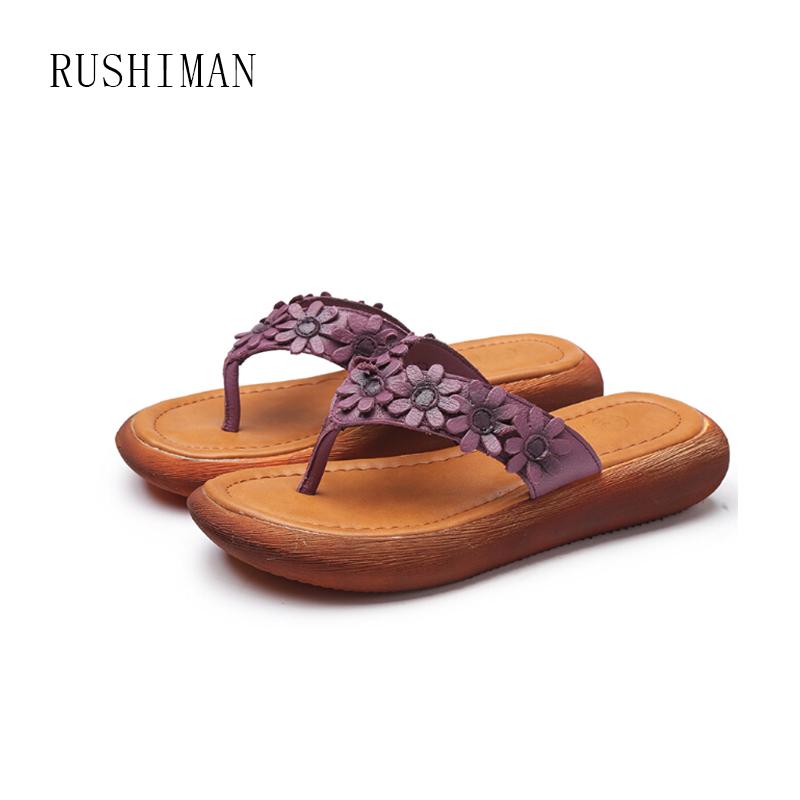 Slippers RUSHIMAN Original Son Of The Sweet Flower Real Skin Cold Drag Female Flat Bottom Comfortable Slope And National, Black
Slippers RUSHIMAN Original Son Of The Sweet Flower Real Skin Cold Drag Female Flat Bottom Comfortable Slope And National, Black